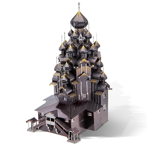 Rompecabezas Metálico 3D de Alta Calidad Piececool HP088-KYS, Iglesia de la Transfiguración de Kizhi, para Adultos - Product Image 1