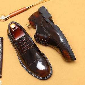 รองเท้าทำงานผู้ชายสไตล์ลำลองแบบใหม่สำหรับฤดูใบไม้ผลิ หนังแท้หลายชั้น พื้นหนา เหมาะสำหรับใส่ทำงานอย่างเป็นทางการ - Product Image 2