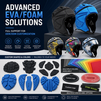Casque de rugby en EVA souple, moulé monobloc, antichoc, personnalisé en usine depuis 10 ans, pour le flag football