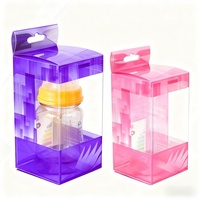 Petit biberon en PVC PET PP recyclable personnalisé boîte cadeau d'emballage en plastique pour bébé