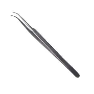 Pince à épiler sourcils Easy Grip, pince à épiler cils haute qualité, pointe fine, revêtement noir, acier inoxydable allemand - Product Image 5