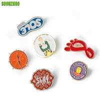 Épingles en alliage de zinc personnalisées, épingles à revers en émail dur, badges métalliques, épingles avec logo personnalisé, vente en gros