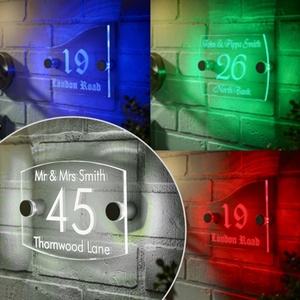 Signalétique personnalisée pour entreprises/restaurants/bureaux/panneaux publicitaires/informations/décoration intérieure, enseignes en acrylique éclairées par LED - Product Image 2