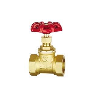 หญิงกระทู้ Inline ทางเดียว DN15-DN20ความดัน1.6Mpa ทองเหลืองแสงหยุดวาล์ว2นิ้วสำหรับบ้าน - Product Image 1