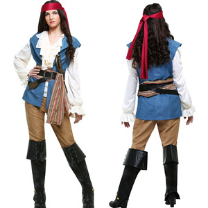 Costume de cosplay d'Halloween le plus vendu pour adultes, tenue de mascarade pour hommes et femmes, uniforme de pirate capitaine pour jeux de rôle inspiré des films et séries TV - Product Image 6