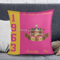Housse de coussin personnalisable en gros TOP LADIES OF DISTINCTION, optionnelle pour la décoration de la maison et de la voiture, idéale comme cadeau