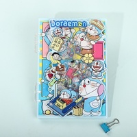 Cuaderno Acrílico A7 de Hojas Sueltas con Diseño de Dibujos Animados Originales, Estilo Japonés y Coreano, Bonito para Niñas, de 1 a 50 Páginas