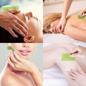 Set di Strumenti per Massaggio Gua Sha in Resina Naturale per Viso e Corpo, Alleviamento del Dolore Muscolare e Riduzione dello Stress, Logo Personalizzabile - Product Image 6