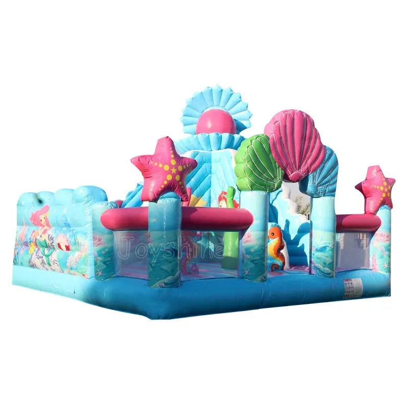 Castillo inflable para niños, Castillo de salto hinchable, casa de rebote de sirena, castillos hinchables que rebotan, precio de fábrica