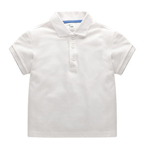 Camiseta Polo de Manga Corta para Niños, Nueva Colección Verano 2026, para Niños y Niñas Pequeños y Medianos, Color Liso, 100% Algodón - Product Image 5