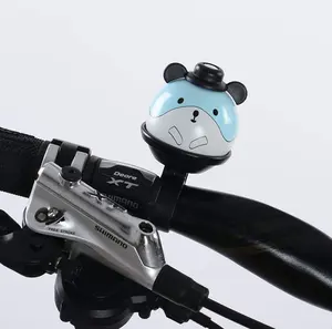2023 새로운 어린이 자전거 만화 벨 환경 적으로 안전한 동물 어린이 자전거 에어 혼