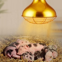 Nouveau cochon ferme Pet aluminium étanche conservation couveuse chaleur abat-jour, métal volaille porcelet chauffage abat-jour