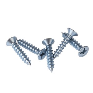 Tapping Screws Metric Class 4.<b>8</b> Sink Head Phillips <b>Iron</b> Fasteners For Metal High Strength Grade B - Product Image 4