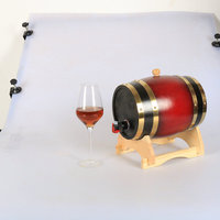 Baril en bois au design le plus récent avec 4 verres, barils à vin en bois personnalisés, baril à whisky en bois
