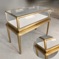 Exhibición de joyería de tienda de lujo a precio de fábrica para estantes de exhibición de escaparate para muebles de joyería y accesorios de tienda