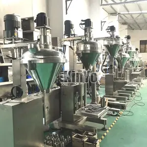 SS304 Vial Powder Filler Machine Coffee 1g-50g Powder Filling Machine 1% Accuracy