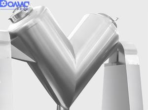 Mezcladora de Polvo de Grado Alimenticio con Doble Brazo para Especias, Fertilizantes, Cosméticos y Productos Químicos, Tipo V, 500L, Homogeneizador de Polvo - Product Image 5