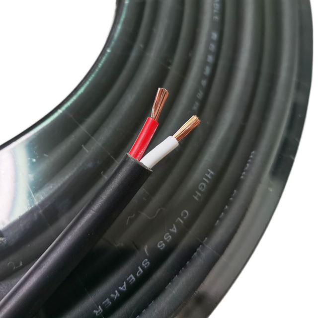 2-core 2.0mm CCA Audio Speaker Cable with PVC Insulation SpeakON Connectors 100m Roll for Stage/PA/Home Theater Systems