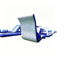Parc aquatique gonflable flottant pour les rassemblements familiaux