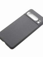 Étui de téléphone en fibre de carbone pour Google Pixel 8/8pro, fibre d'aramide 3K, étui de téléphone portable avec de grands trous