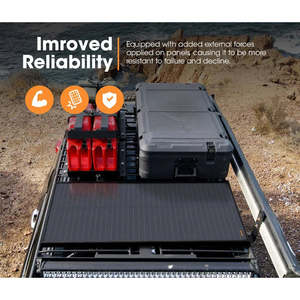 IP68 Waterproof Shingled <b>Solar</b> <b>Panel</b> Lightweight <b>120W</b>/200W for Outdoor & 4WD 4x4 Camping Thin <b>Panel</b> Design - Product Image 4