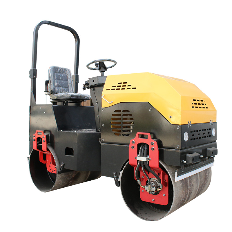 YL600c гидравлический двойной барабанный привод 1 тонна/2 тонны вибрирующий дорожный каток уплотнительная машина для продажи