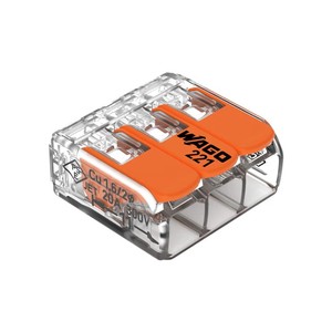 WA Go ตัวเชื่อมต่อ221-415 32A-450V ไฟฟ้า <span class=keywords><strong>Rj45</strong></span>ขั้วต่อสายเคเบิลกันน้ำได้อย่างรวดเร็วขั้วต่อขั้วสต็อก - Product Image 2