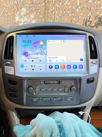Autoradio tactile Android 13,3 pouces pour Toyota Land Cruiser LC100 2003-2007 Navigation GPS Lecteur multimédia vidéo