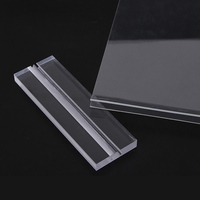 Support de table en acrylique transparent A4 pour affichage publicitaire, prix et menus