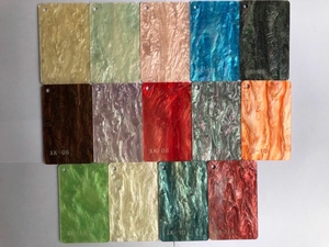 Galactic Fantasy Blue Purple Cast Feuille acrylique pour formage sous vide Feuille acrylique irisée de 3mm - Product Image 5
