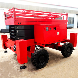 Plate-forme élévatrice à ciseaux hydraulique automotrice électrique mobile <span class=keywords><strong>Table</strong></span> élévatrice aérienne pour homme <span class=keywords><strong>tout</strong></span> <span class=keywords><strong>terrain</strong></span> accidenté Échafaudage - Product Image 2