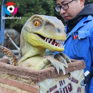 Marioneta de Bebé Dinosaurio Animatrónico, Marioneta de Bebé Dinosaurio Animado, <span class=keywords><strong>Juguetes</strong></span> de Jurassic World - Product Image 2