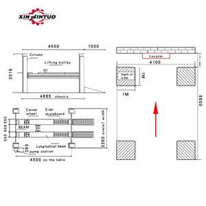 Xinjintuo China Hergestellter Automatischer Pneumatischer Reifenwechsler Manueller Reifenwechsler und Auswuchtmaschine Kombigerät - Product Image 2