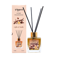 Diffuseur de parfum d'ambiance 130 ml aux agrumes et lavande, bouteille en verre, bâtonnets aromatiques, huile essentielle, longue durée