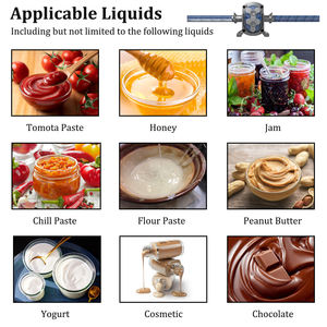 مضخة نقل فصية دوارة من الدرجة الغذائية عالية اللزوجة لمعجون الطعام والسوائل والكريمة، مع عربة متنقلة - Product Image 6