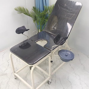 Gynecology Examination <b>Bed</b> Stainless Steel Black Adjustable Hospital Use Commercial Venues - Product Image 1