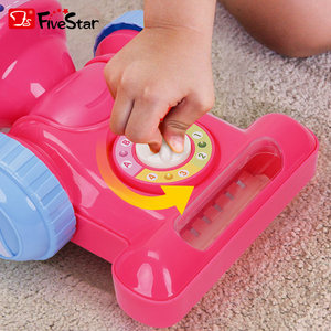 Cinque stelle nuovo bambino elettrico di pulizia <span class=keywords><strong>giocattoli</strong></span> <span class=keywords><strong>aspirapolvere</strong></span> palle rotanti suoni luce giocattolo educativo di plastica per i bambini - Product Image 5