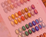 Offre Spéciale : Kit de Vernis à Ongles Gel Effet Œil de Chat 40 Couleurs – Palette de Couleurs Gel UV/LED Scintillante Aurore de Luxe à Dissoudre