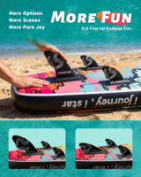 ITAOSTAR N02 Modèle Unisexe Planche de Stand Up Paddle (SUP) Gonflable 11'6"x35"x6" avec 5 Ailerons, Conception Portable pour Lacs et Rivières