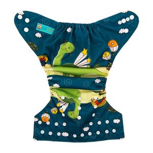 ALVABABY Dinosaurier-Bedruckte Stoffwindeln für Babys, Moderne Stoffwindeln nach Maß, Wiederverwendbare Taschenwindeln, Modisches Design, Umweltfreundlich - Product Image 4