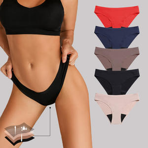 Tela de bambú de 4 capas, ropa interior certificada para el período, Bragas menstruales a prueba de fugas, ropa interior para el período sin PFAS - Product Image 1