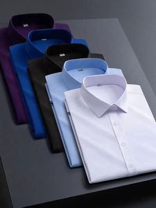 <b>Men</b> Slim Fit Casual Cotton Stand <b>Dress</b> Long Sleeve Business Office Soft Comfortable Breathable Quick Dry Lightweight Fabric Work - Product Image 4