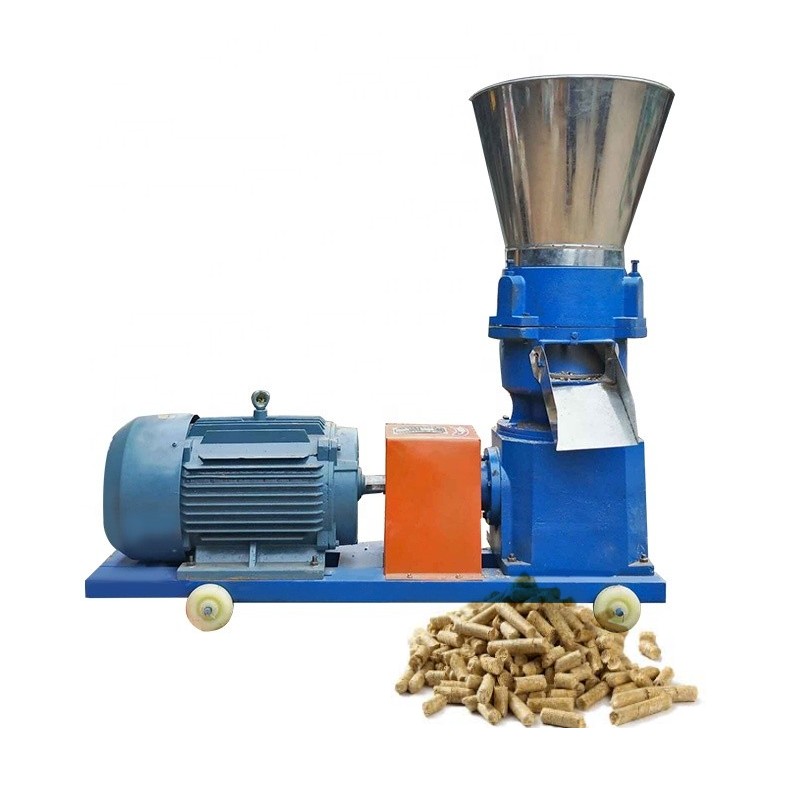 wood tractor complete to build chicken food vegetable waste wheat husk pellet machine pellets for goats