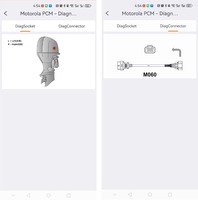 OBDSTAR IScan pour tablette de diagnostic marine MERCURY avec fonctions spéciales, prise en charge G3/ DFI 2/ Optimax/ Seapro/ Verado/ 40HP-300HP