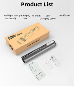 FIBERVISION B5 Fiber optik görsel hata bulucu VFL 2.5mm evrensel arayüz Mini VFL 650nm 5 ~ 30KM optik kırmızı ışık test cihazı - Product Image 6