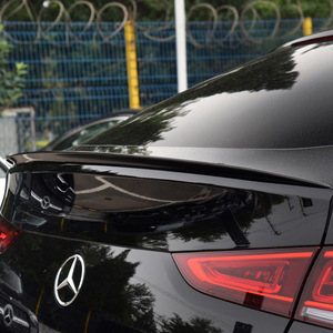 Mercedes-Benz GLE Coupe Rear Wing Spoiler Piano Black ABS Carbon Fiber Texture Trunk Lip - Product Image 5