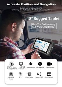 Wholesale Bulk 8 Inch 5 Point Ips Touch Screen Rugged <b>Tablet</b> IP67 Shockproof Android <b>Tablet</b> - Product Image 3
