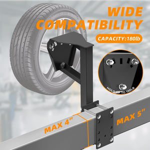 <span class=keywords><strong>Support</strong></span> <span class=keywords><strong>de</strong></span> <span class=keywords><strong>roue</strong></span> <span class=keywords><strong>de</strong></span> <span class=keywords><strong>secours</strong></span> robuste AMBITION à 3 écrous <span class=keywords><strong>pour</strong></span> la plupart des roues à 4, 5 et 6 goujons avec une capacité <span class=keywords><strong>de</strong></span> 180 livres - Product Image 5