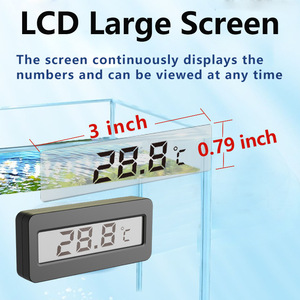 Termometro Elettronico di Alta Precisione per Acquario, Display di Temperatura e Umidità, Rettangolare, Vendita Diretta dalla Fabbrica - Product Image 3