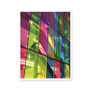 Vidrio laminado de color con película láser de colores - Product Image 1